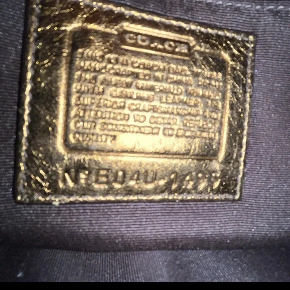 Coach Brown and Gold Shoulder Bag - Picture 11 of 11